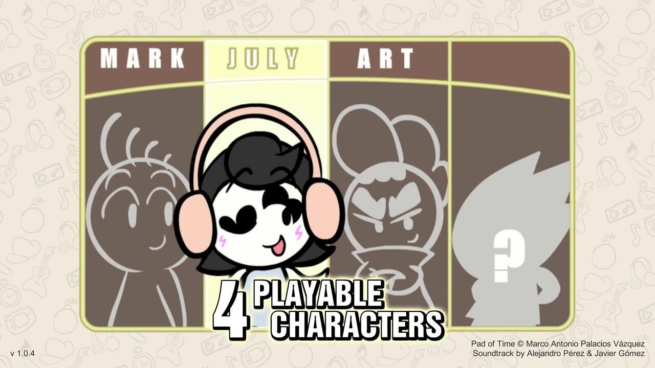 4 playable characters